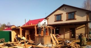 Демонтаж частных домов Краснокамск, цена от 1606 руб.